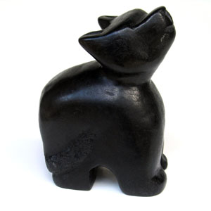 "Black Cat", Virginia Soapstone - right sice