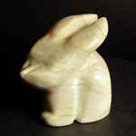 "Cottontail", Colorado White Alabaster