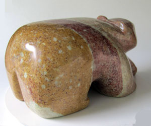 "Rainbow Bear II", rear view