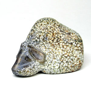 Abiding Sheep, California Soapstone- left side